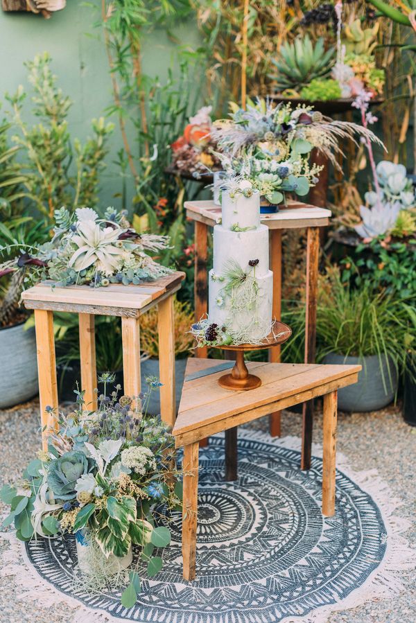  Bohemian Succulent Filled Wedding Inspo