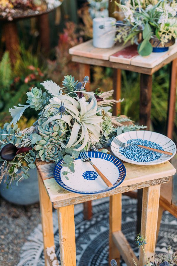  Bohemian Succulent Filled Wedding Inspo