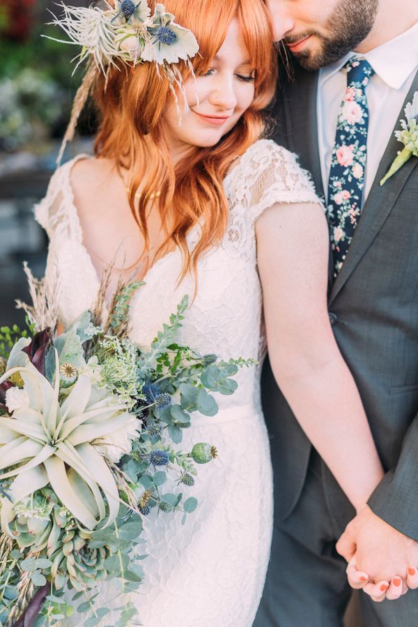  Bohemian Succulent Filled Wedding Inspo