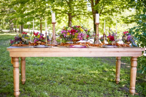  Bohemian Elegance in this Colorful Shoot with Two Bridal Looks