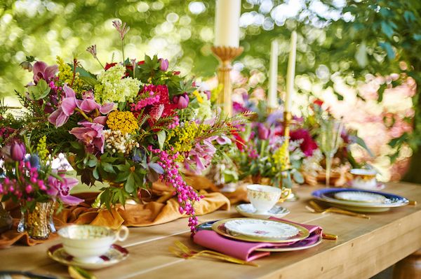  Bohemian Elegance in this Colorful Shoot with Two Bridal Looks