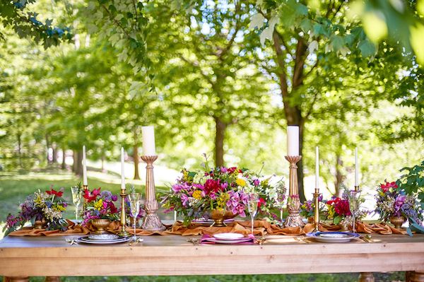  Bohemian Elegance in this Colorful Shoot with Two Bridal Looks