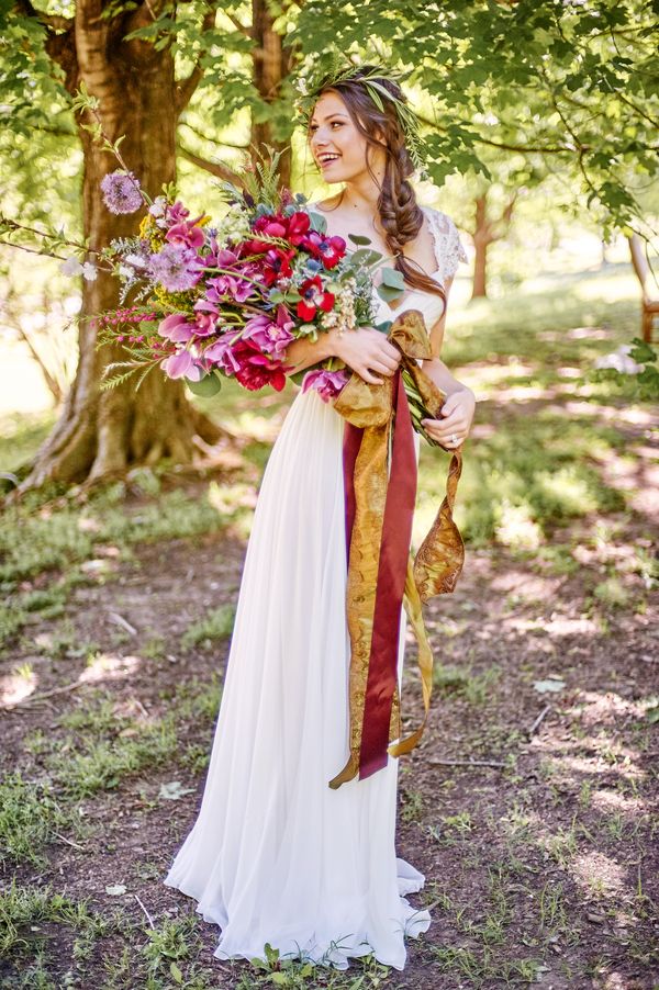  Bohemian Elegance in this Colorful Shoot with Two Bridal Looks