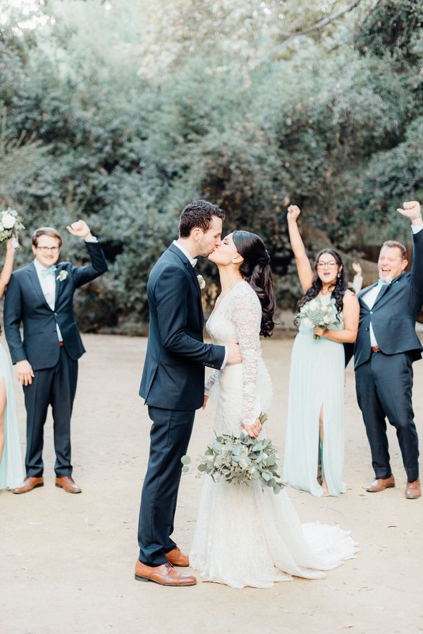  Whimsical Nighttime Nuptials in Malibu, California