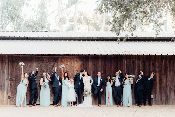  Whimsical Nighttime Nuptials in Malibu, California