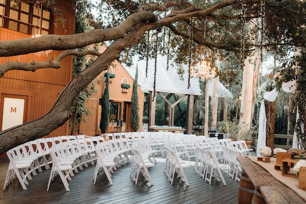  Whimsical Nighttime Nuptials in Malibu, California