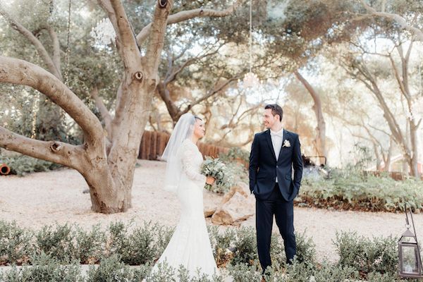  Whimsical Nighttime Nuptials in Malibu, California