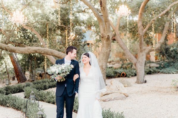  Whimsical Nighttime Nuptials in Malibu, California