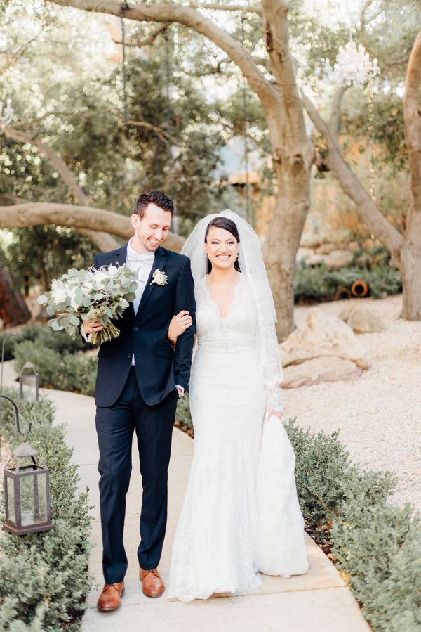  Whimsical Nighttime Nuptials in Malibu, California