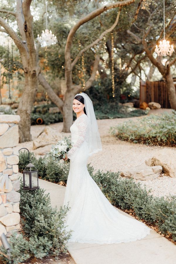  Whimsical Nighttime Nuptials in Malibu, California