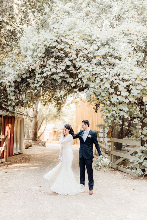  Whimsical Nighttime Nuptials in Malibu, California