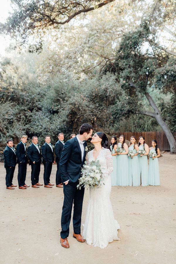  Whimsical Nighttime Nuptials in Malibu, California