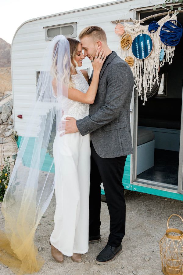  Boho Wedding Inspo with Wild + Free Photo Booth Camper