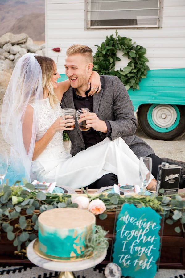  Boho Wedding Inspo with Wild + Free Photo Booth Camper