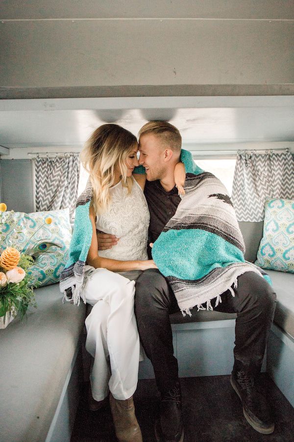  Boho Wedding Inspo with Wild + Free Photo Booth Camper