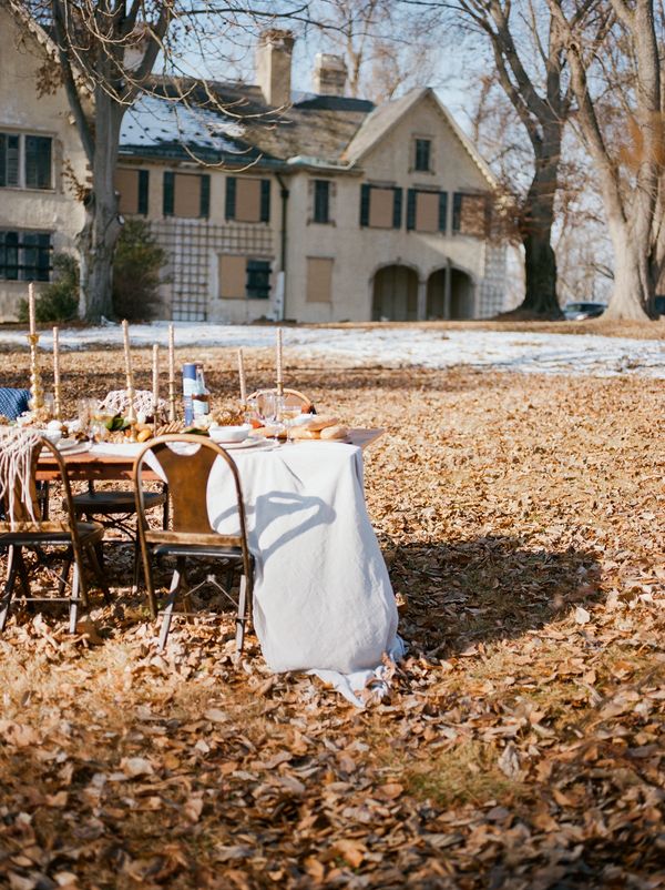  Intimate Winter Elopement Celebrated with Friends