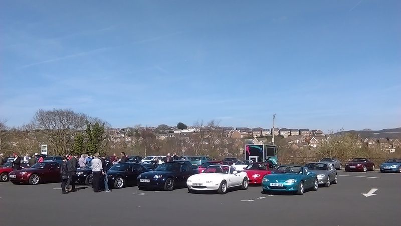 MX5 Club at Dare Valley Country Park