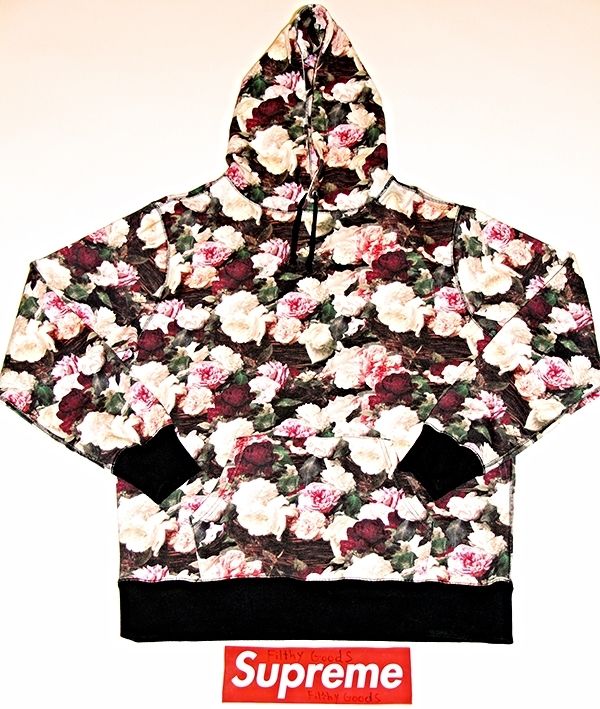 F/S Supreme PCL (Power Corruption Lies) Floral Hoodie Size XL NWT DS