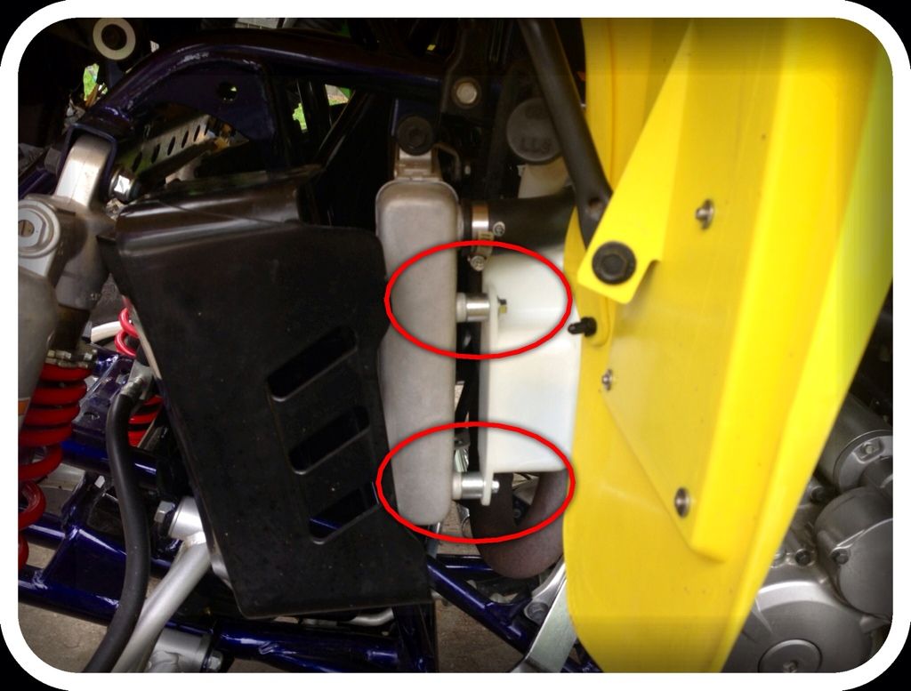 YFZ calipers w/ master cylinder and stainless brake lines: