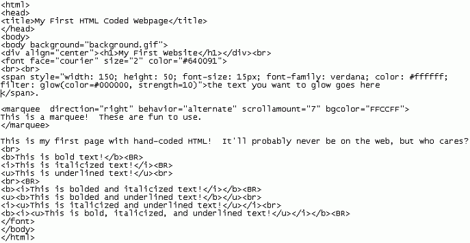 marquee codes for photos
