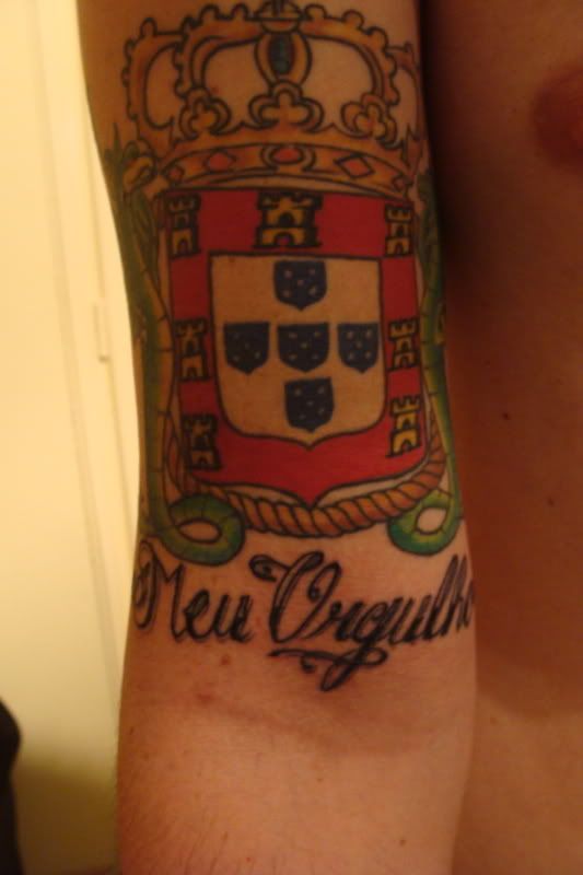 portugal crest tattoo