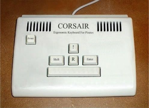 Pirate keyboard. R!