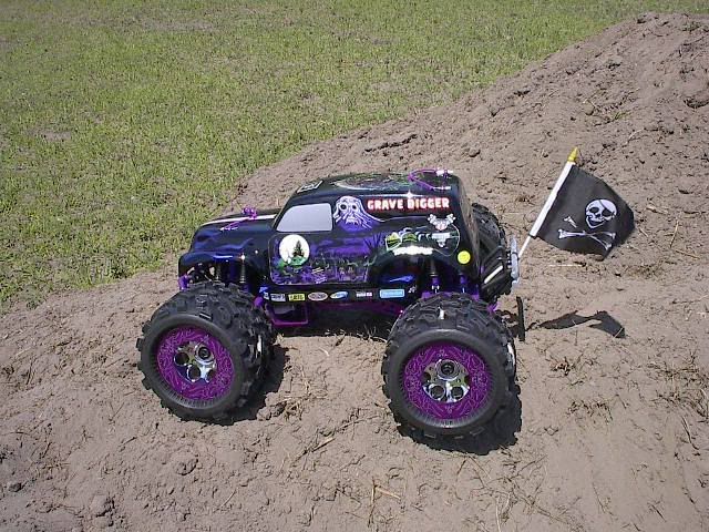 traxxas stampede grave digger body