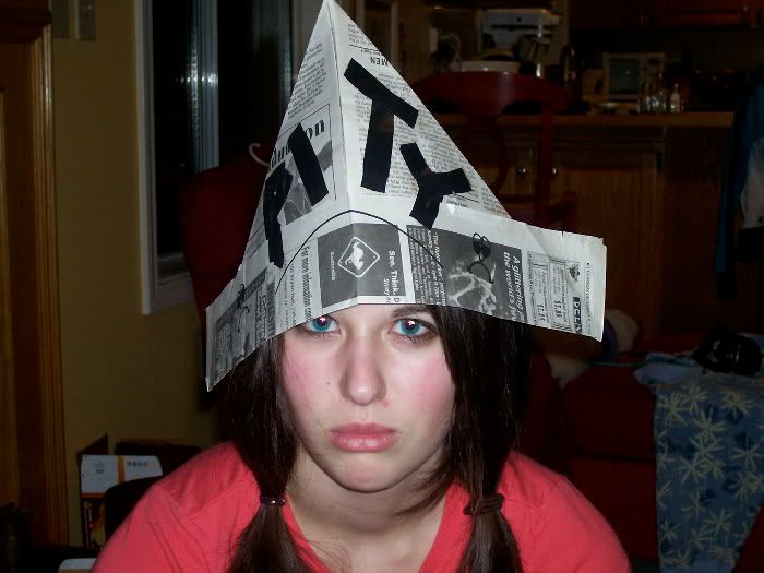 the pity party hat!!!!! lmao
