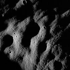 LRO lunar surface