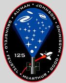 STS 125 mission insignia