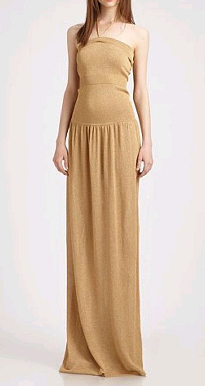 Bcbg Gold Gown