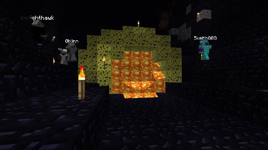 Minecraft Lava Worm