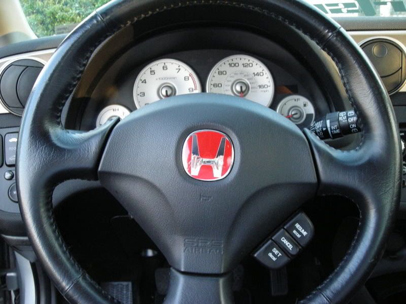 Ep3 Red steering wheel decal Acura RSX, ILX and Honda EP3 Forum