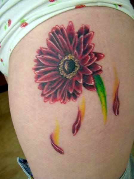 Gerber+daisy+tattoo+images