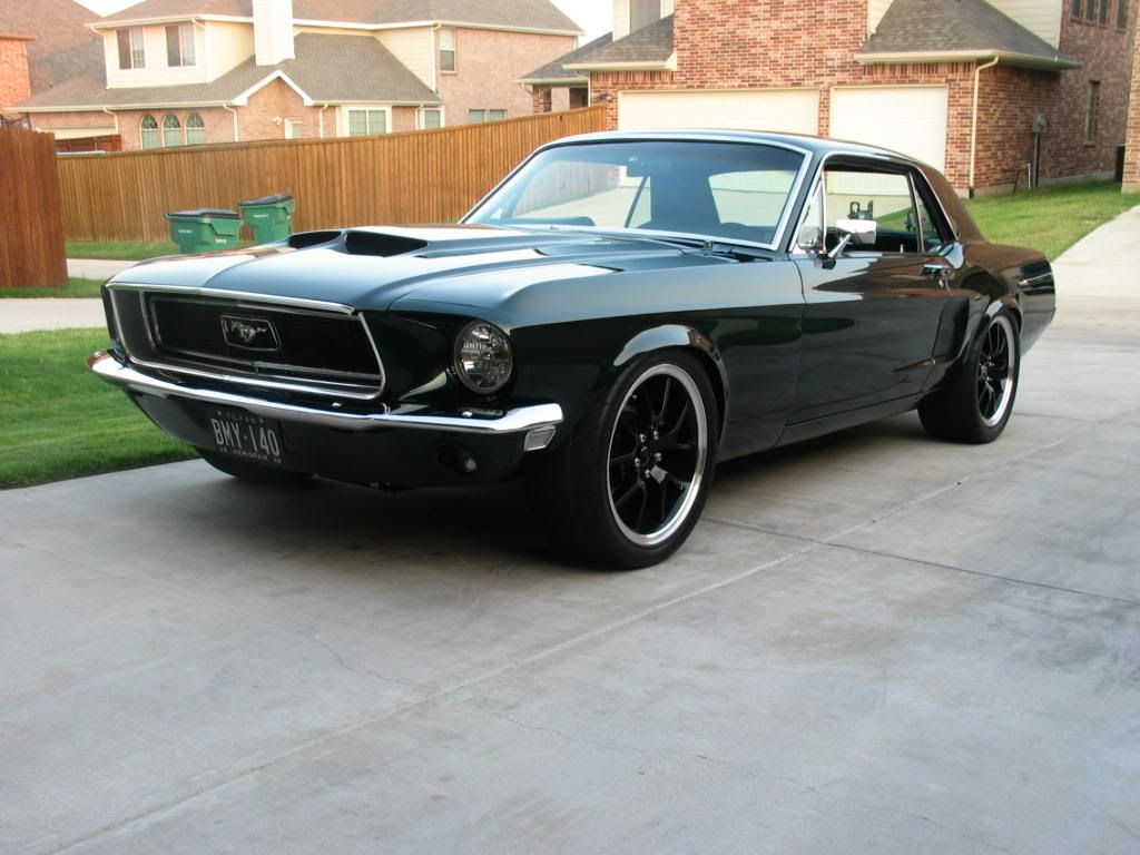 Blue Mustang Coupe