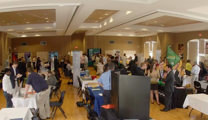 Networking at a Career Fair