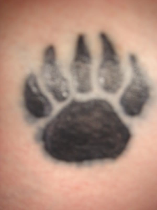 a cover up unfortunately my tattoo is a paw print which is solid black