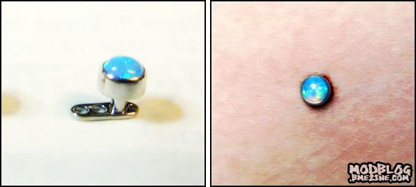 I've had so many people asking me how the piercing/implant works, 
