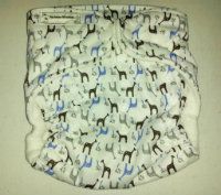 Blue Giraffes OSFM Pocket Diaper