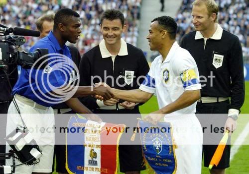   100th ANNIVERSARY MATCH PLAYED BETWEEN FRANCE and BRAZIL in 2004