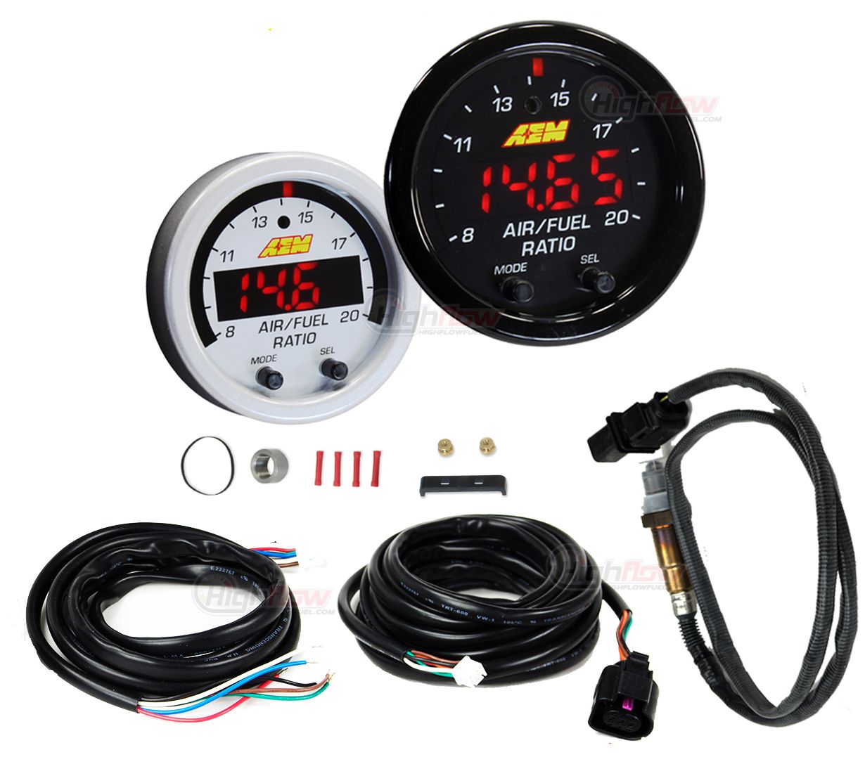 GENUINE AEM 30-0300 X-Series Wideband Gauge AFR O2 Air Fuel Ratio 2 1/ ...