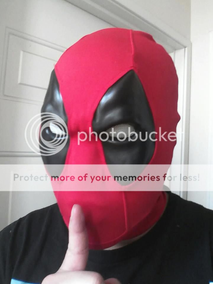 Video Game style Deadpool mask