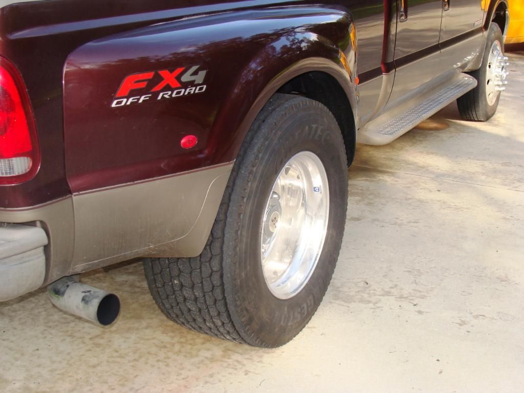 Super single tires ford dually #9