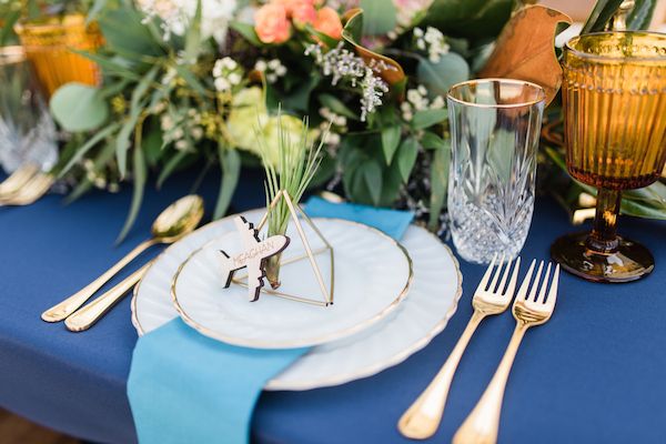70's Aviation Exploration Wedding Inspiration | The Perfect Palette
