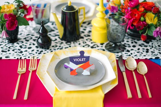 DVF Inspired Bridesmaid Party | Color Pop Events | The Perfect Palette