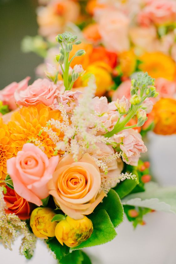 Real Wedding: Bright and Bold with Turquoise and Orange | The Perfect ...