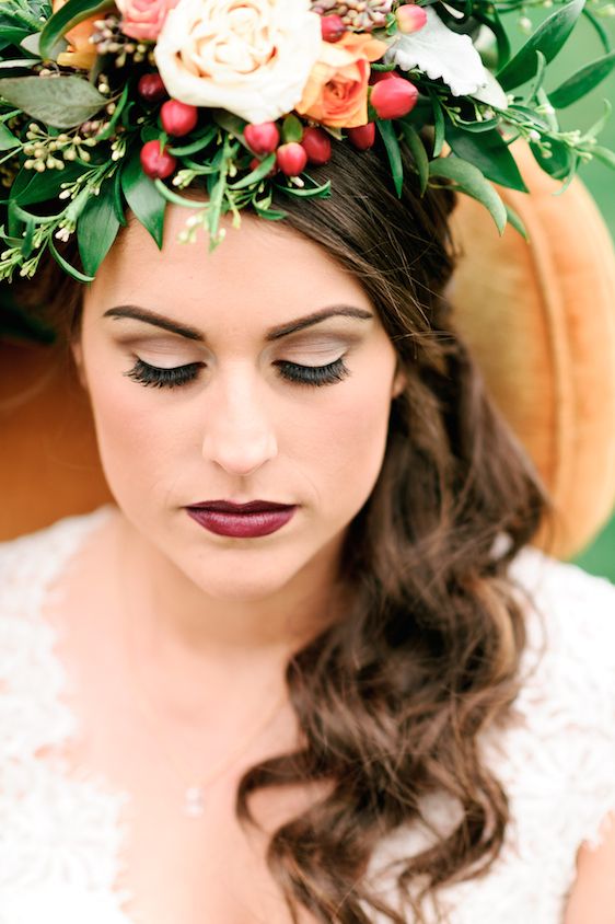 Marsala! Color of the Year: A Romantic Styled Shoot | The Perfect Palette