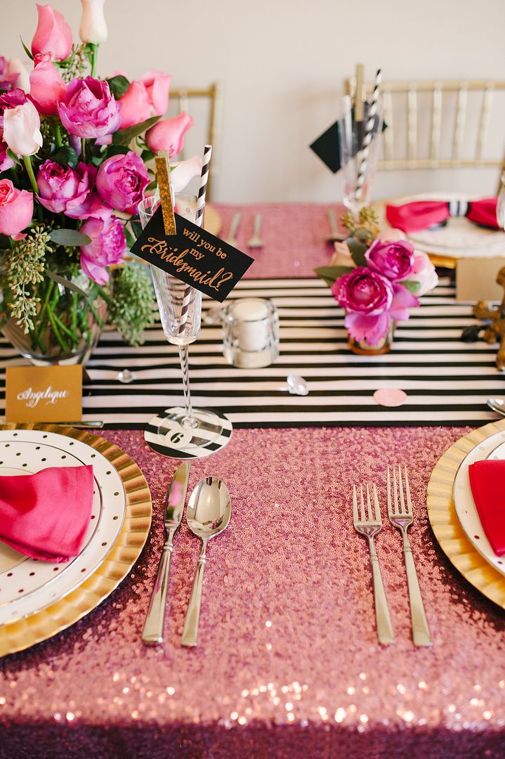 A Chic and Swanky Kate Spade Inspired Dinner Party | The Perfect Palette
