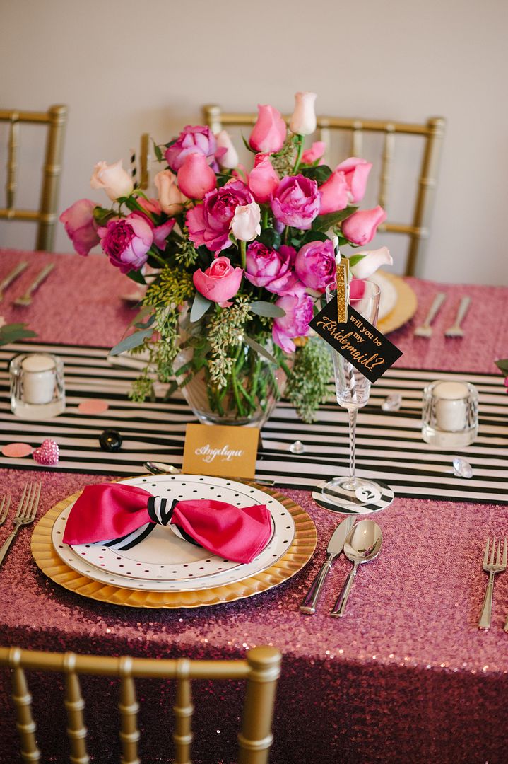 A Chic and Swanky Kate Spade Inspired Dinner Party | The Perfect Palette