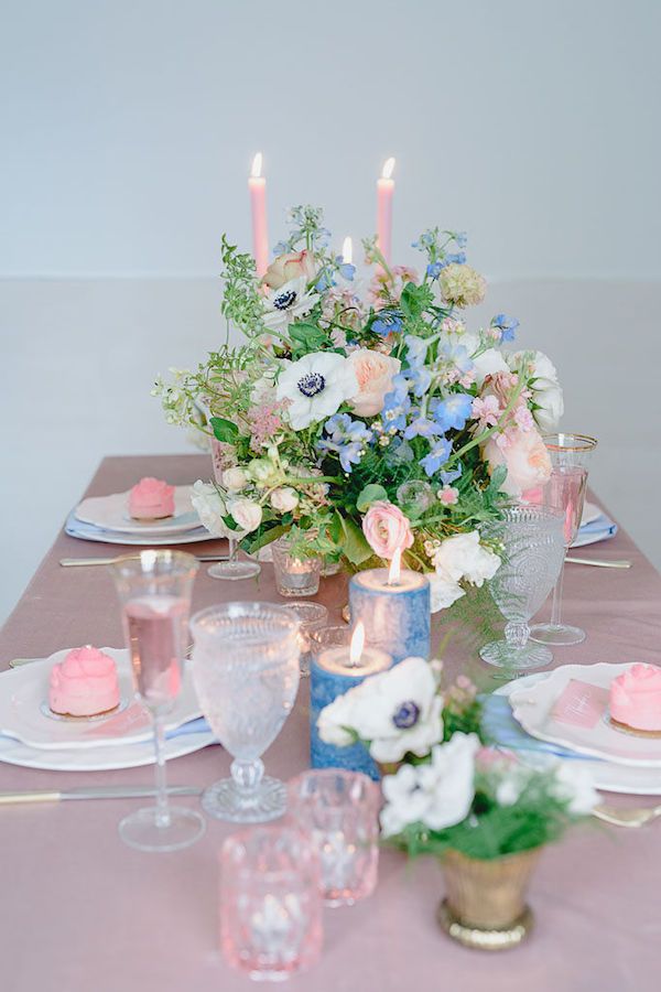 Must-See Blush and Blue Wedding Ideas | The Perfect Palette
